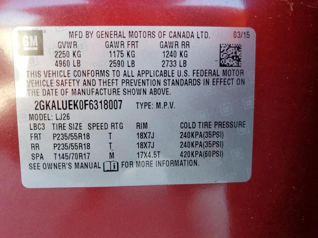 2GKALUEK0F6318007 GMC Terrain Denali