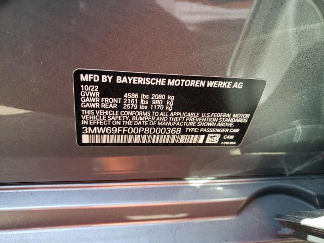 3MW69FF00P8D00368 BMW 330I