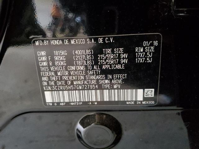 3CZRU5H57GM727954 Honda HR-V EX