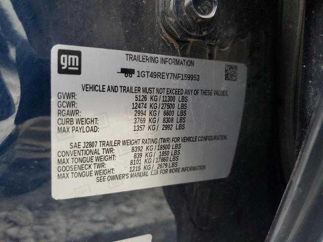 1GT49REY7NF159953 GMC Sierra K2500 Denali