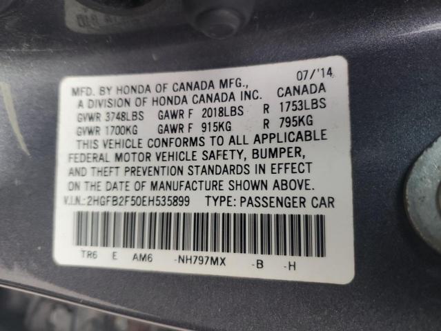 2HGFB2F50EH535899 Honda Civic Lx