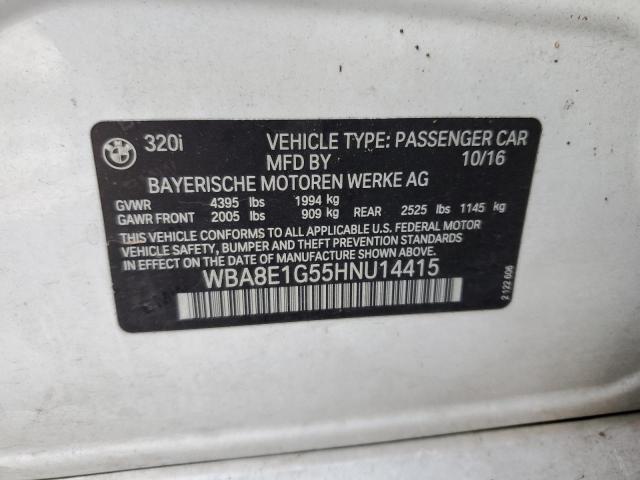 WBA8E1G55HNU14415 BMW 320 I