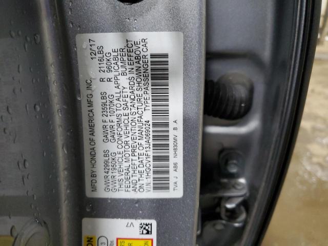 1HGCV1F13JA069024 Honda ACCORD LX