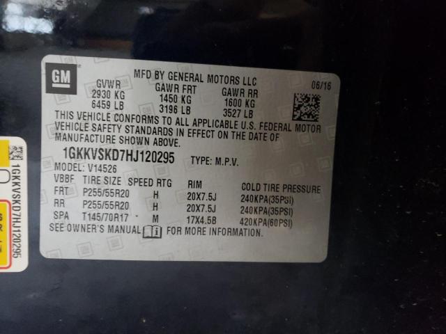 1GKKVSKD7HJ120295 GMC Acadia Limited Slt-2
