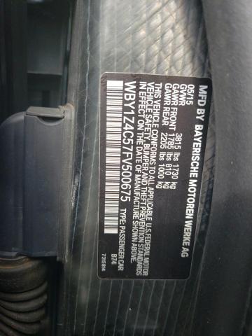WBY1Z4C57FV500675 BMW I3 REX