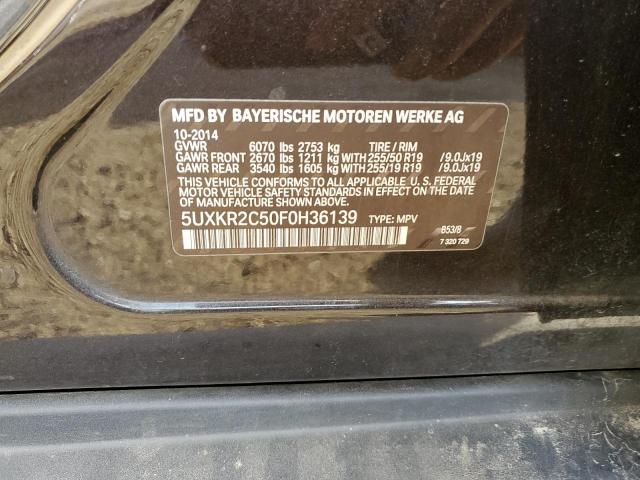 5UXKR2C50F0H36139 BMW X5 Sdrive35i