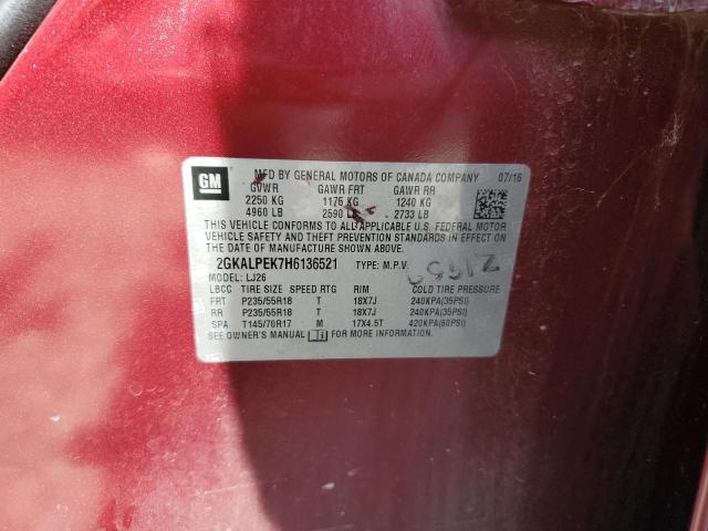 2GKALPEK7H6136521 GMC Terrain Slt