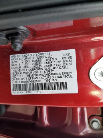 7FARW1H7XME017090 Honda CR-V SE