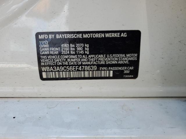 WBA3A9C56EF478639 BMW 335 I