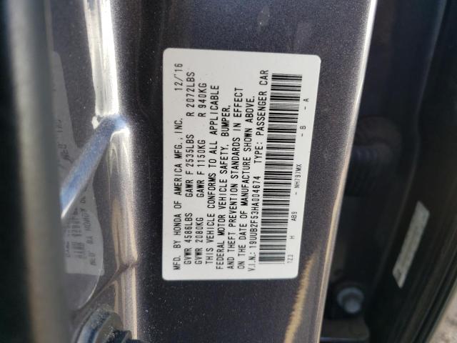 19UUB2F53HA004674 Acura TLX TECH
