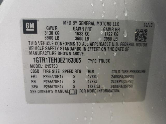 1GTR1TEH0EZ163805 GMC Sierra C1500