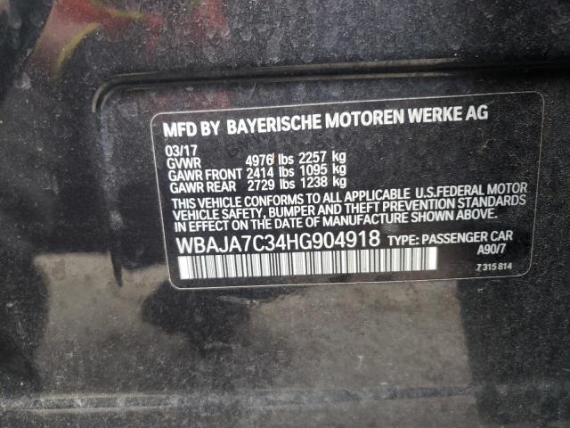WBAJA7C34HG904918 BMW 530 XI