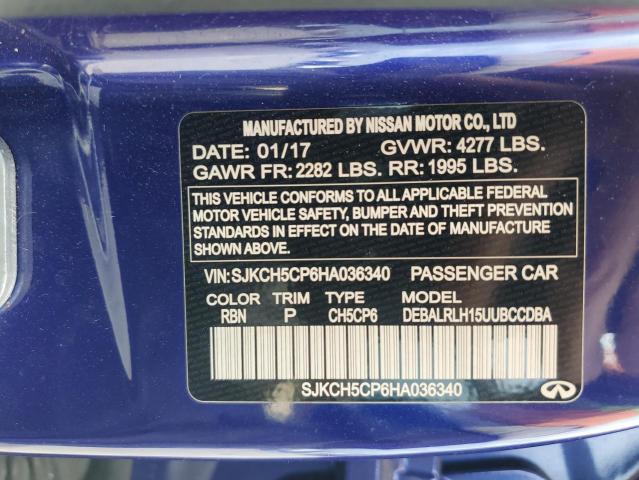 SJKCH5CP6HA036340 Infiniti QX30 BASE