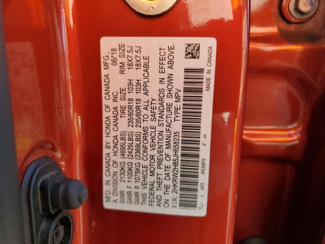 2HKRW2H85JH658235 Honda CR-V EXL