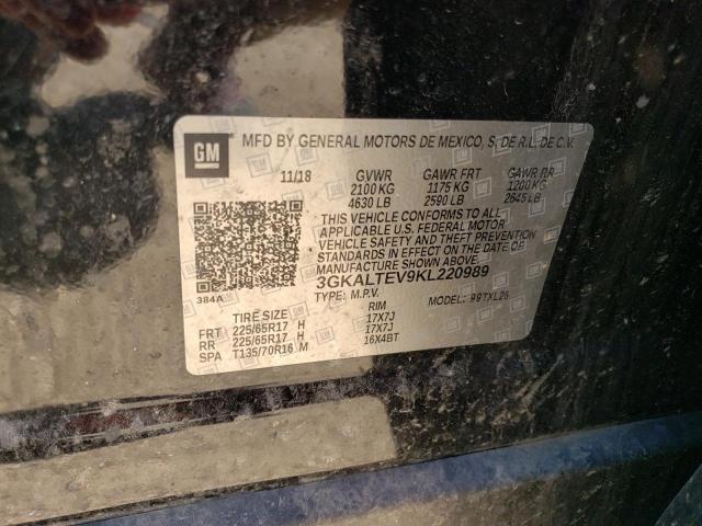 3GKALTEV9KL220989 GMC Terrain Sle