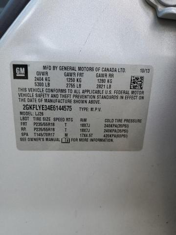 2GKFLYE34E6144575 GMC Terrain Slt