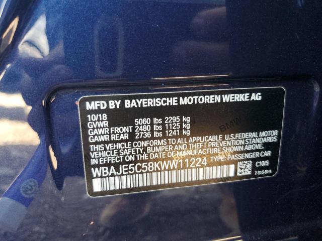 WBAJE5C58KWW11224 BMW 540 I