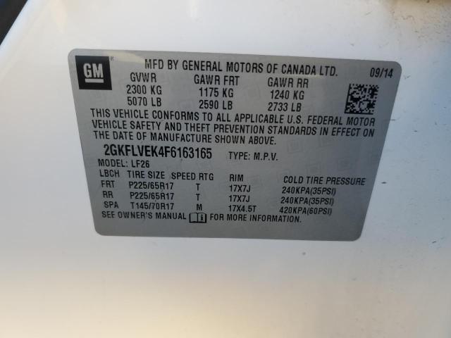 2GKFLVEK4F6163165 GMC Terrain Sle
