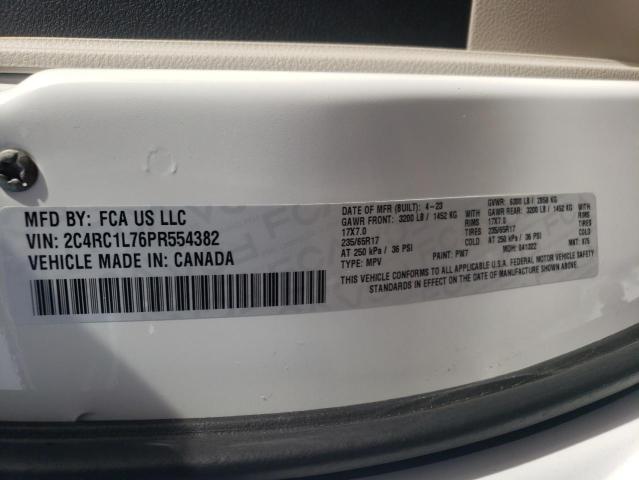 2C4RC1L76PR554382 Chrysler Pacifica Hybrid Touring L