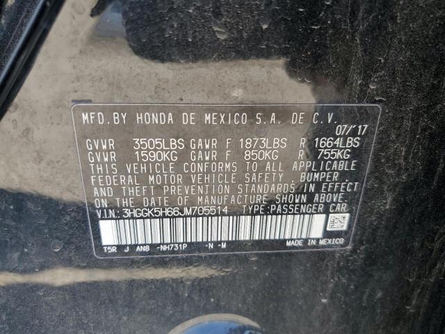 3HGGK5H66JM705514 Honda Fit Sport