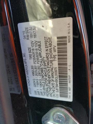 5J8TB4H59GL000975 Acura Rdx Technology