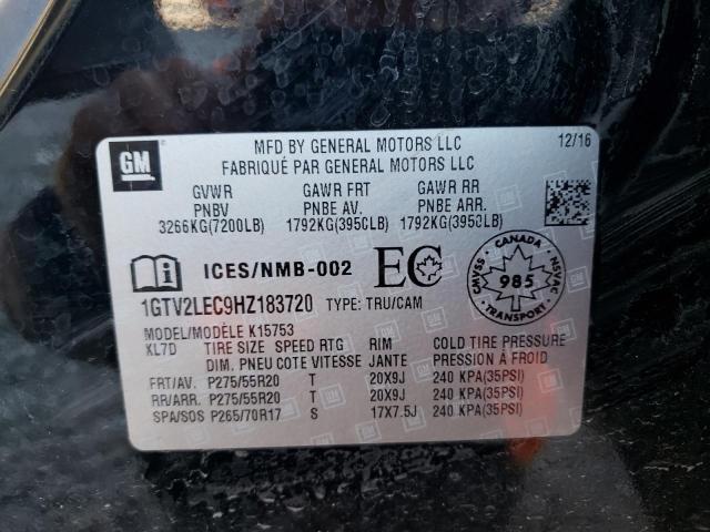 1GTV2LEC9HZ183720 GMC Sierra K1500