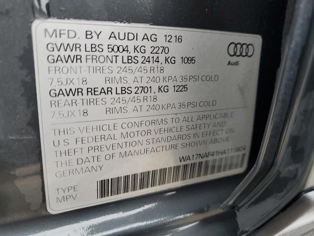 WA17NAF41HA111804 Audi A4 Allroad Premium