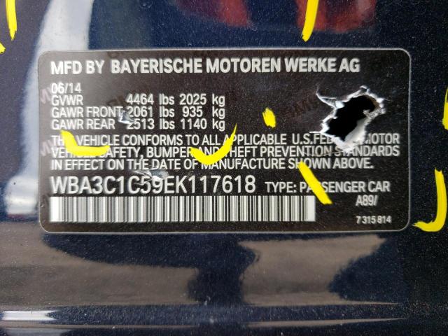 WBA3C1C59EK117618 BMW 328 I Sulev