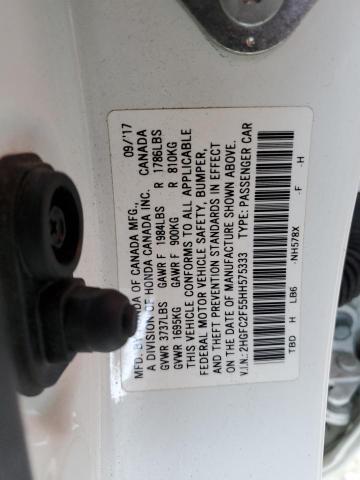 2HGFC2F55HH575333 Honda Civic Lx