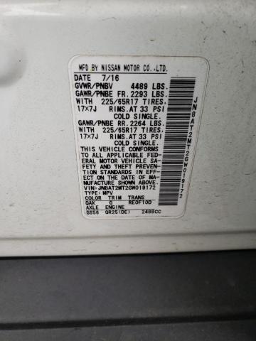 JN8AT2MT2GW019172 Nissan ROGUE S