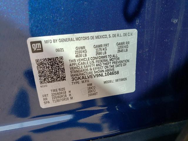 3GKALVEV9NL104658 GMC Terrain Slt
