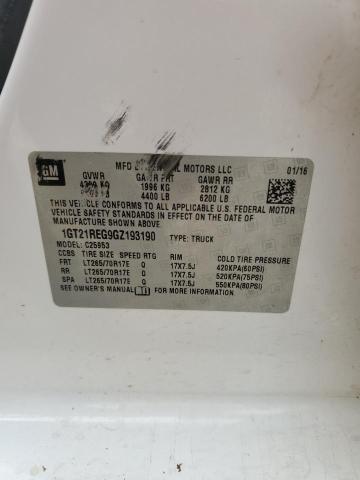 1GT21REG9GZ193190 GMC Sierra C2500 Heavy Duty