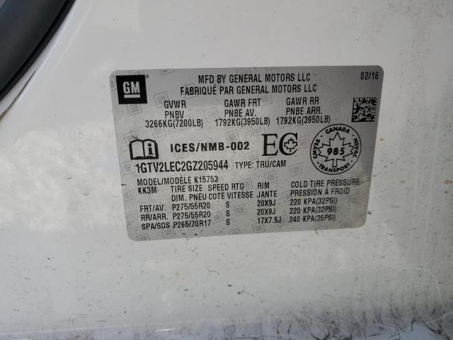 1GTV2LEC2GZ205944 GMC Sierra K1500