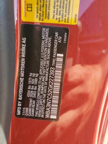 WBA3N7C52GK227393 BMW 428 I
