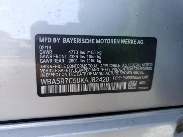 WBA5R7C50KAJ82420 BMW 330XI