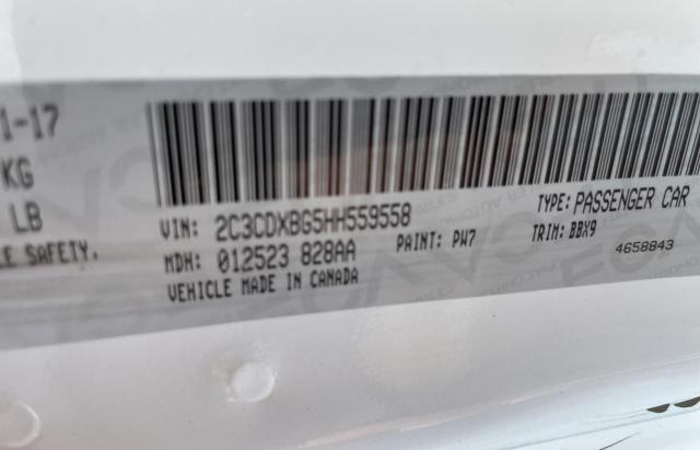 2C3CDXBG5HH559558 Dodge Charger Se
