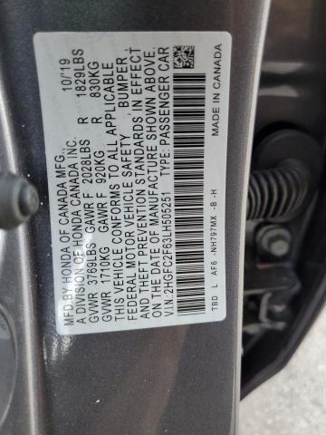 2HGFC2F63LH505251 Honda Civic Lx