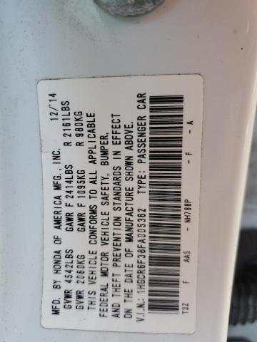 1HGCR6F38FA005362 Honda ACCORD HYBRID