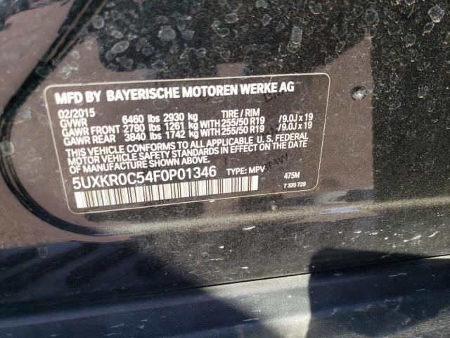 5UXKR0C54F0P01346 BMW X5 Xdrive35i