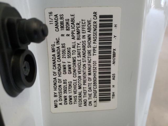 2HGFC3B90HH352101 Honda Civic Touring