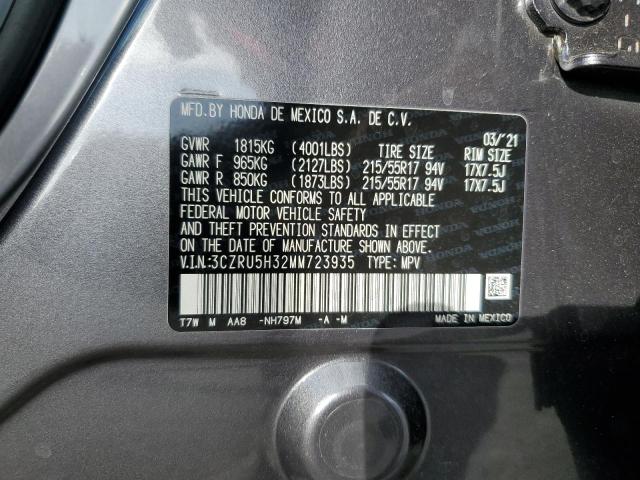 3CZRU5H32MM723935 Honda HR-V LX