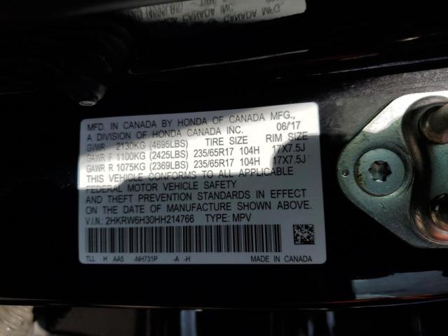 2HKRW6H30HH214766 Honda CR-V LX