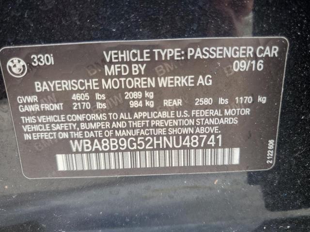 WBA8B9G52HNU48741 BMW 330 I