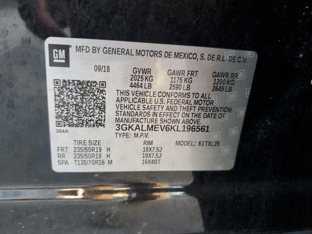 3GKALMEV6KL196561 GMC Terrain Sle