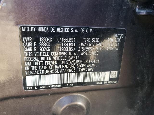 3CZRU6H55LM736605 Honda HR-V EX
