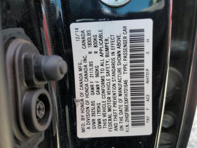 2HGFB6E5XFH701646 Honda CIVIC SI