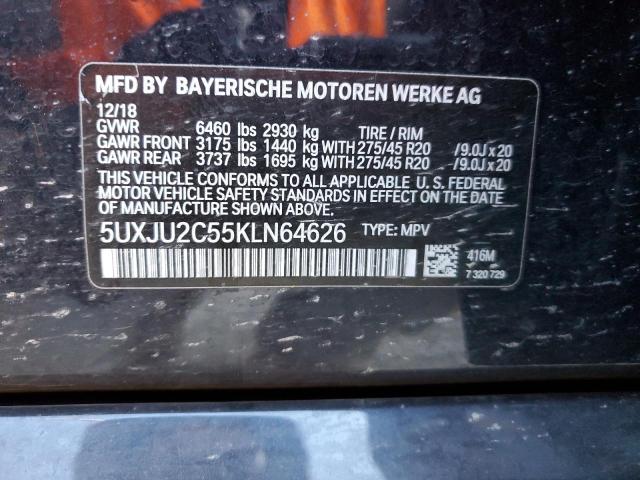 5UXJU2C55KLN64626 BMW X5 Xdrive50i