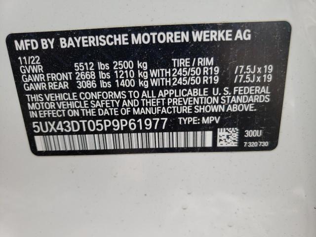 5UX43DT05P9P61977 BMW X4 M40i
