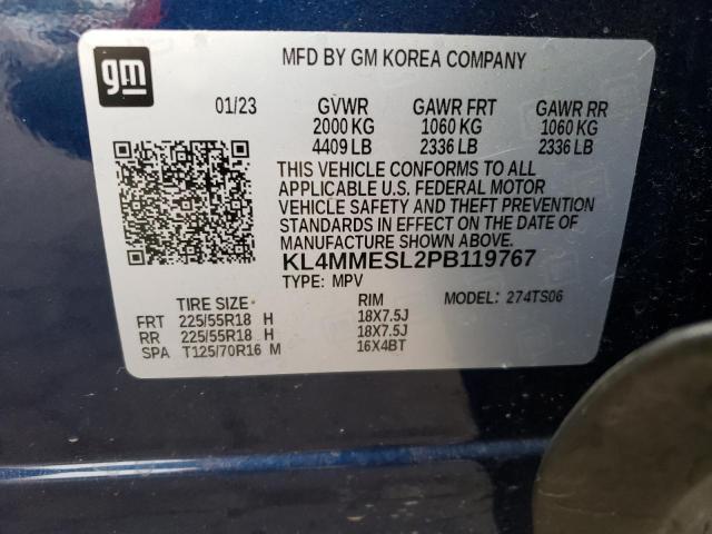 KL4MMESL2PB119767 Buick Encore Gx Select
