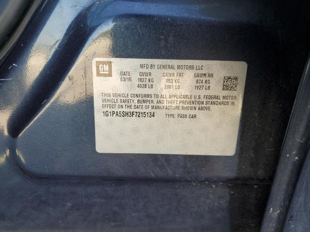 1G1PA5SH3F7215134 Chevrolet CRUZE LS